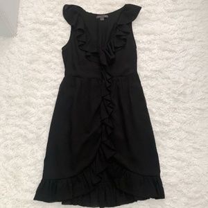 Y2K F21 Black Polka Dot Ruffle Dress